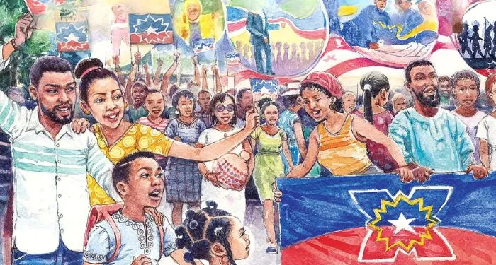 partial cover of Juneteenth: A Picture Book for Kids Celebrating Black Joy