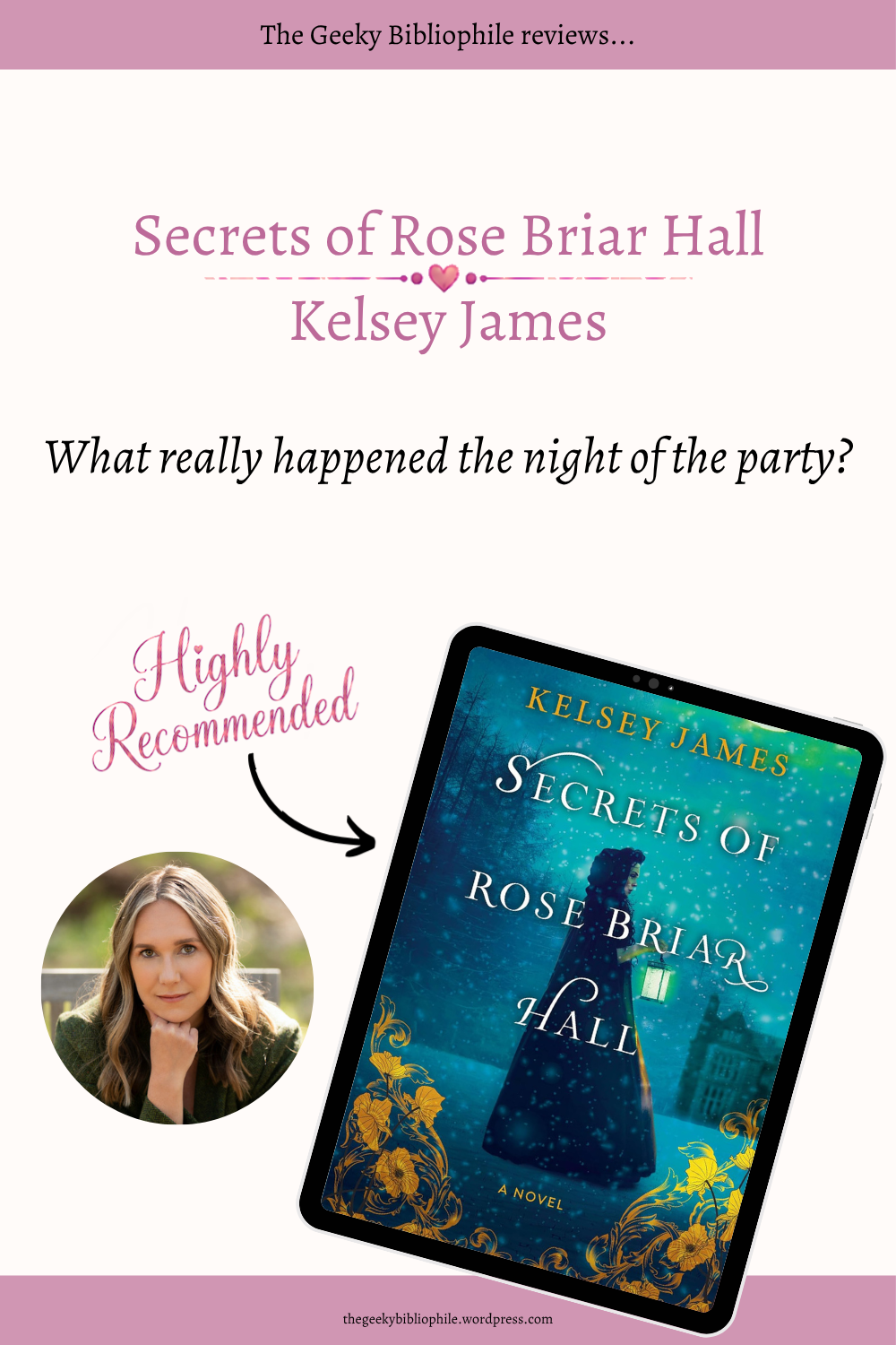 Secretos de Rose Briar Hall por Kelsey James - Geeky Bibliophile