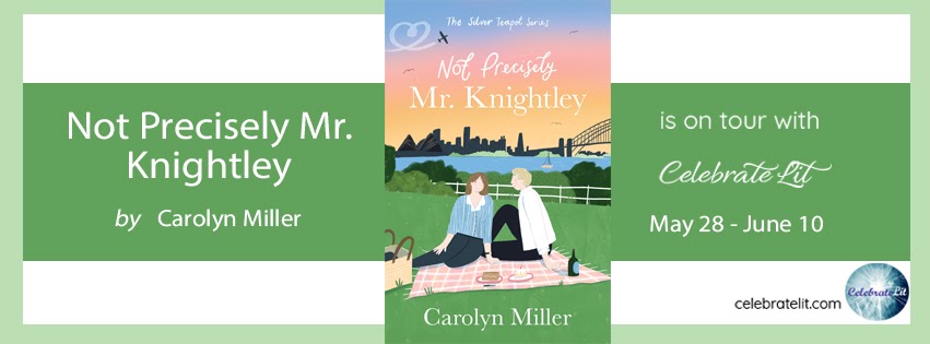 Un giro moderno en el clásico de Austen... Not Precisely Mr. Knightley de Carolyn Miller (reseña y #sorteo) #NotPreciselyMrKnightley #TheSilverTeapot #CarolynMiller #newbooks #bookx #romancebooks #BarbourFiction #purereading #Christian_Lit