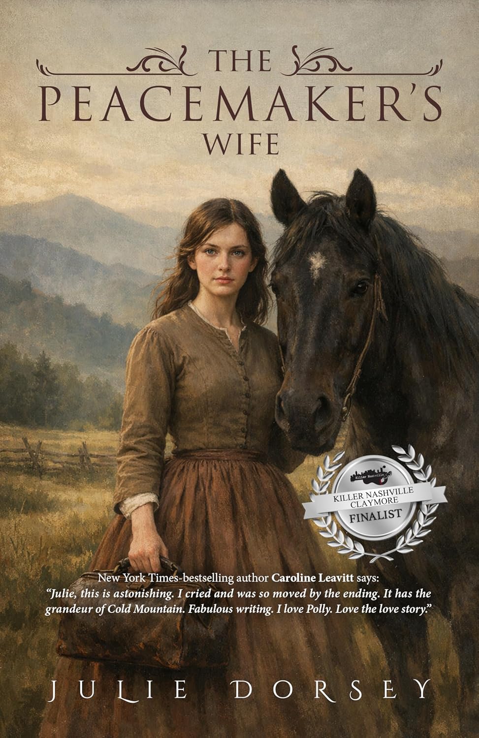 ¡La novela histórica de misterio de Julie Dorsey, The Peacemaker's Wife, ya está disponible!
